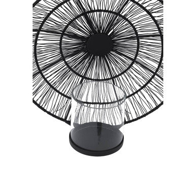 Enzo Black Wire Wall Sconce Candle Holder