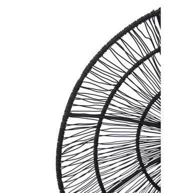 Enzo Black Wire Wall Sconce Candle Holder