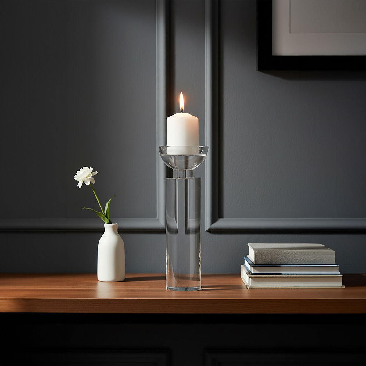 Carrie Large Crystal Candle Holder