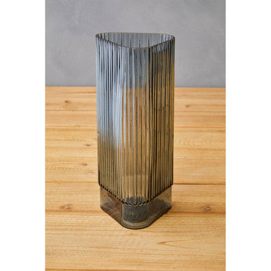 Benka Small Grey Glass Vase