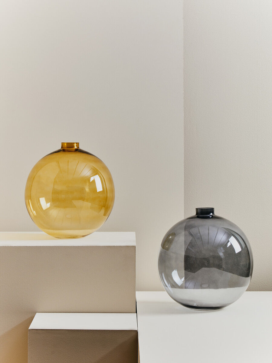 Bree Grey Glass Vase