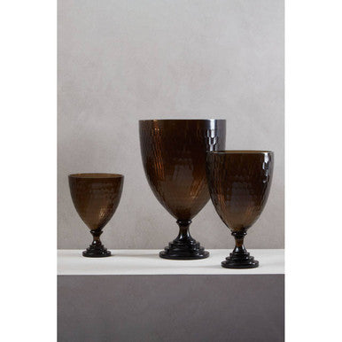 Cortina Large Honeycomb Glass Candle Holder