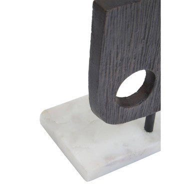 Simbolo Large Assorted Colour Metal Sculpture On Marble Base