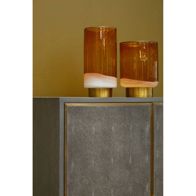 Cleo Small Amber Vase