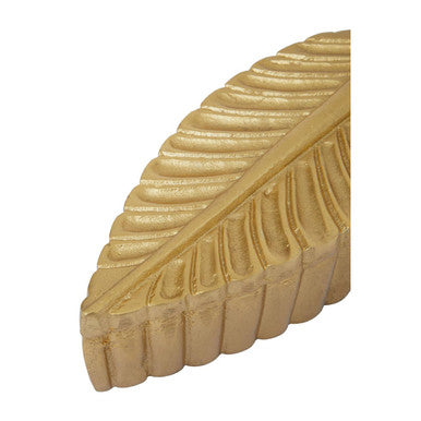Prato Gold Finish Plume Box