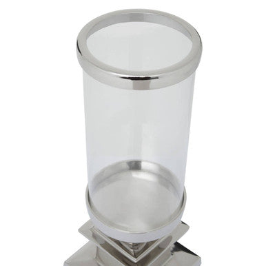 Ryley Silver Candle Holder