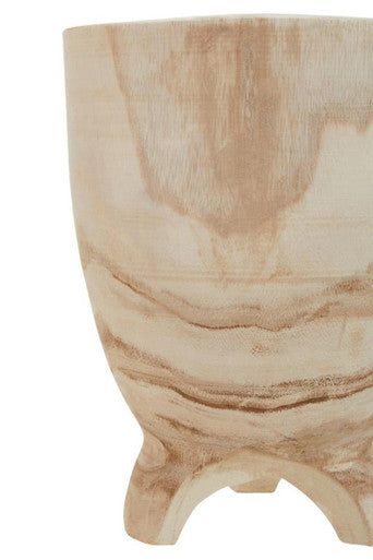 Large Natural Wooden Planter | Arlo