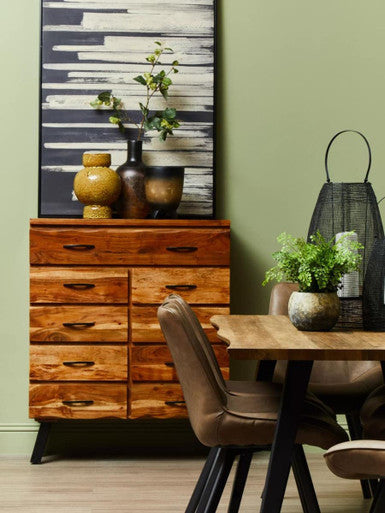 Large Wooden Ombre Vase | Arlo