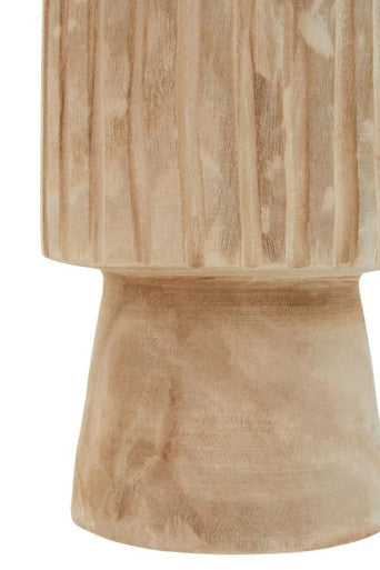 Engraved Wooden Vase | Arlo