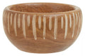 Small Brown And Natural Round Bowl | Arlo