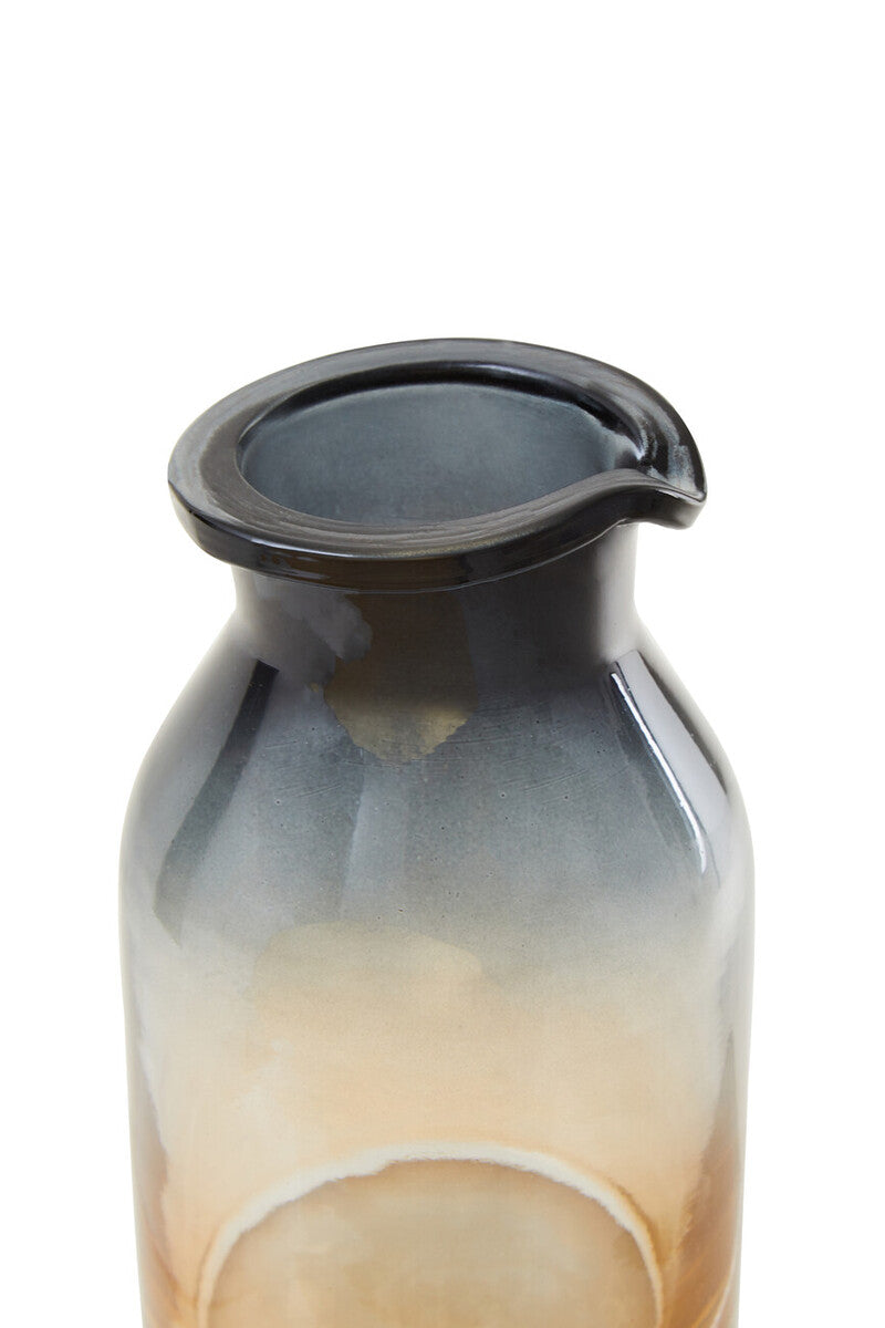 Glynn Black And Gold Small Vase