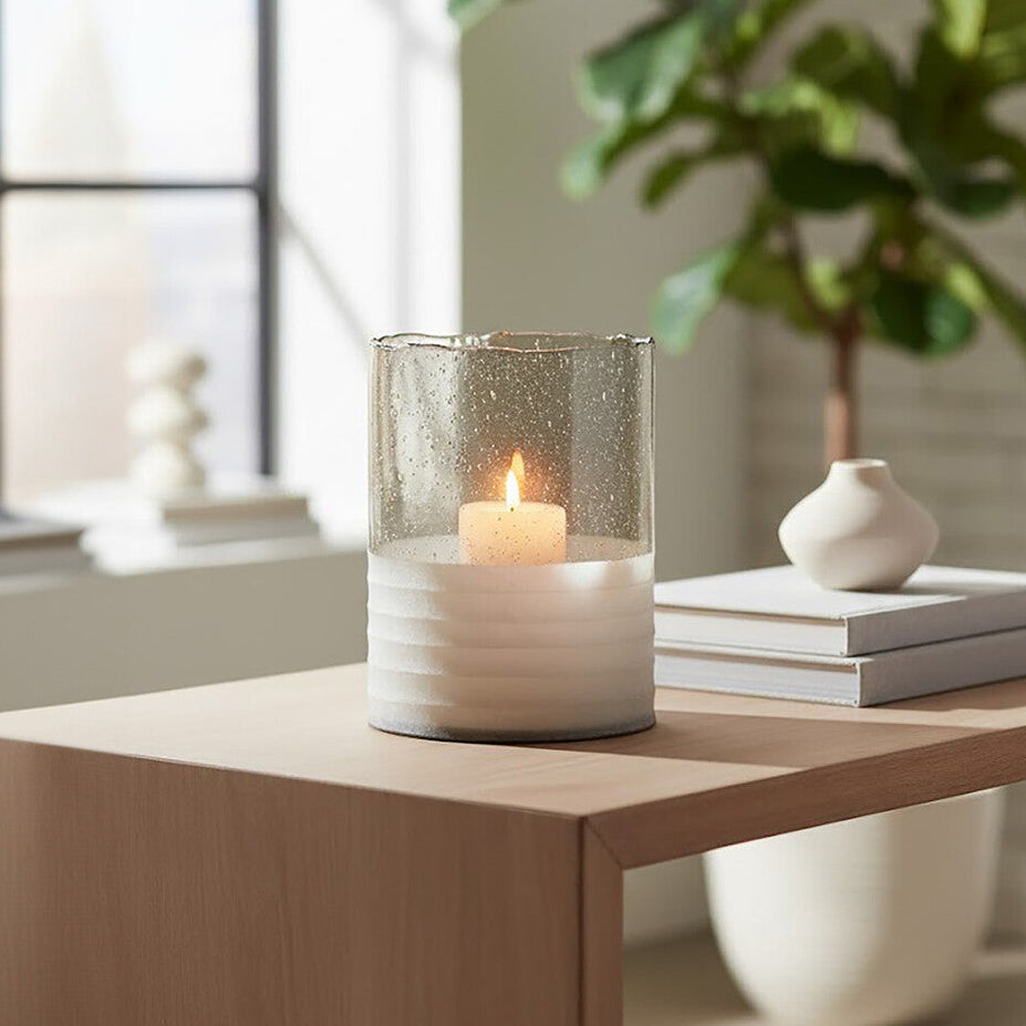Glynn Natural Large Candle Holder