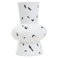 White and Black Large Vase | Tundra