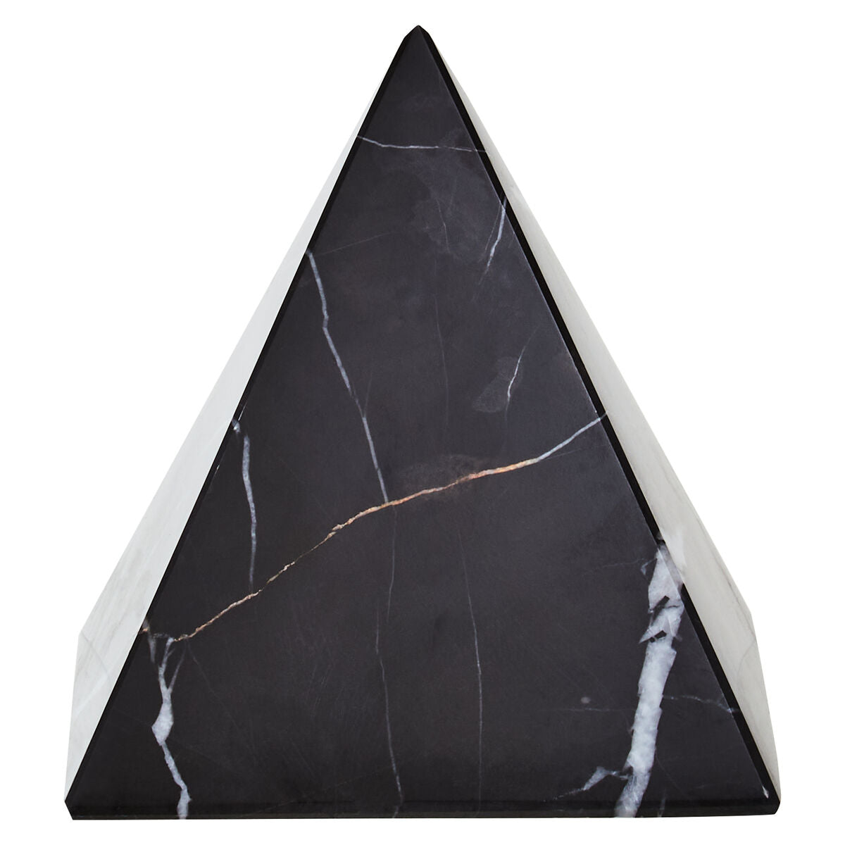 Salmo Black Marble Pyramid Ornament