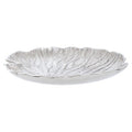 Large Silver Finish Lotus Leaf Plate | Salma