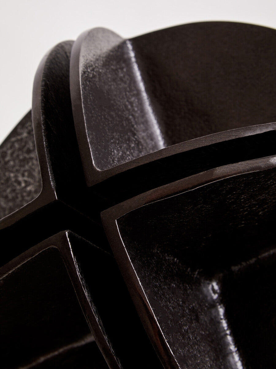 Prato Black Nickel Finish Sculpture