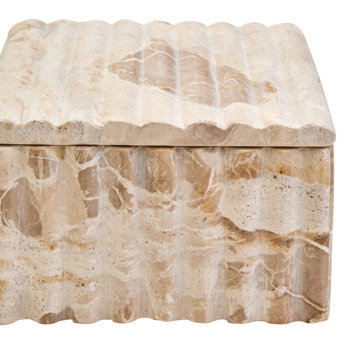 Santino Square Chocolate Marble Box