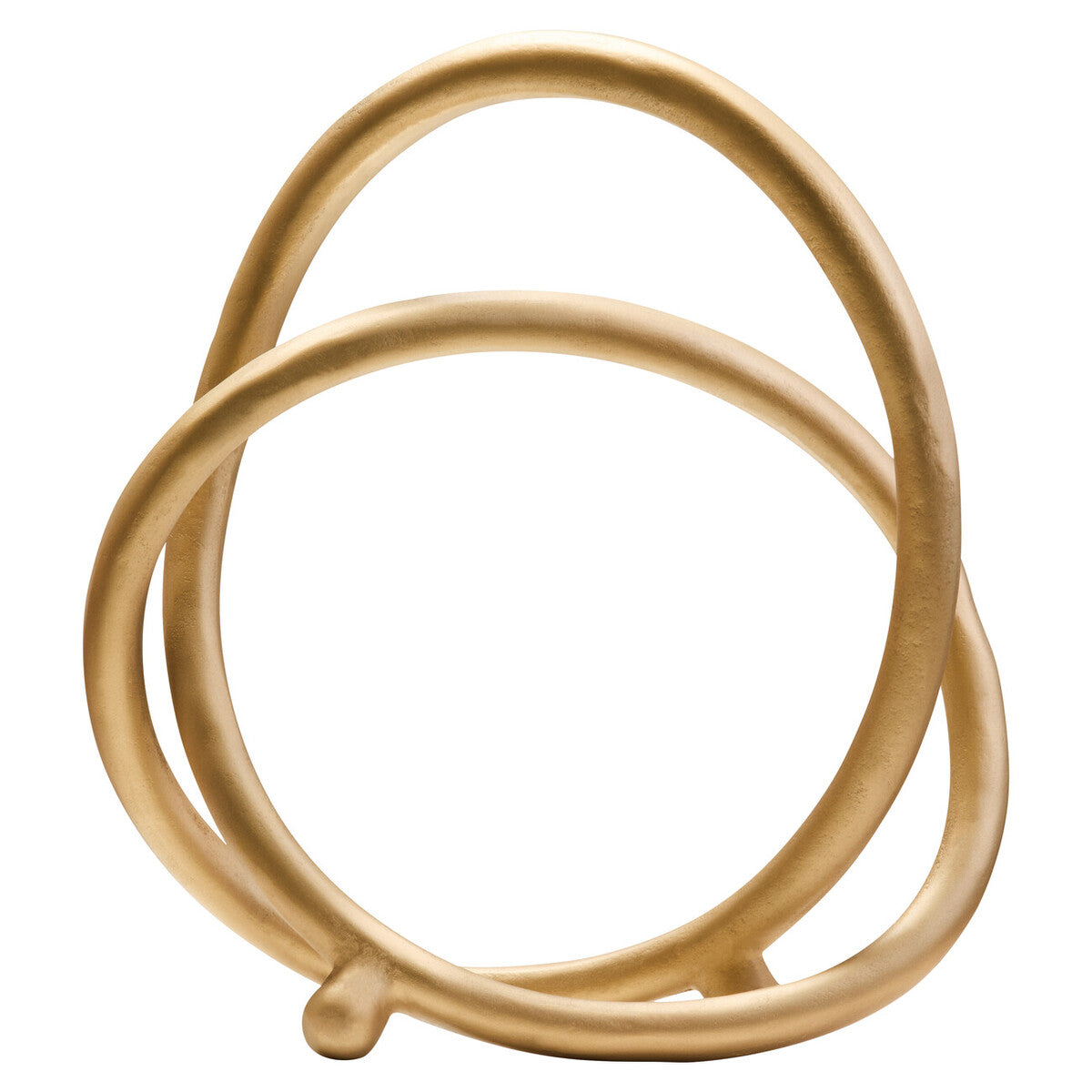 Prato Matt Gold Finish Twist Sculpture