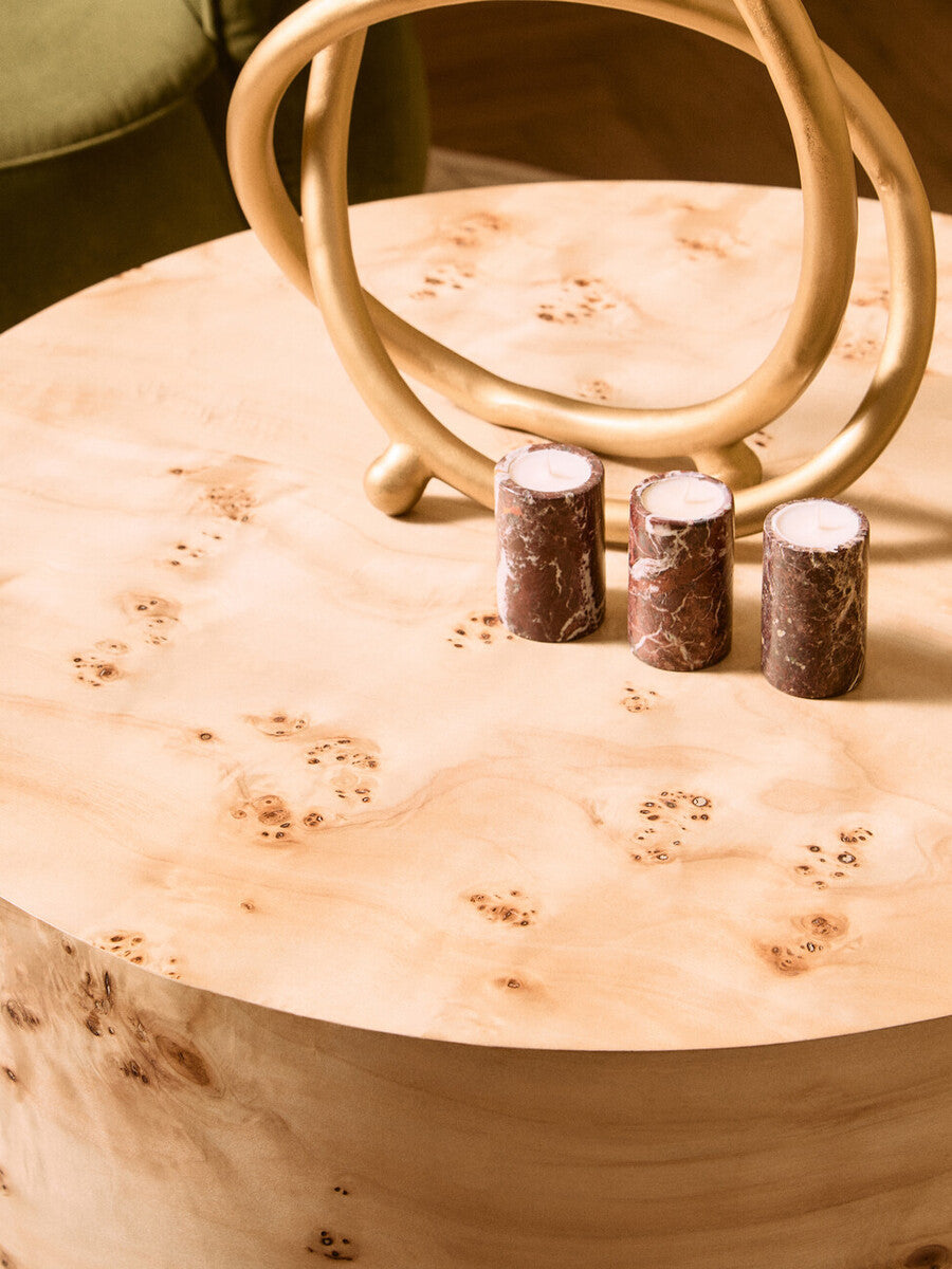 Prato Matt Gold Finish Twist Sculpture