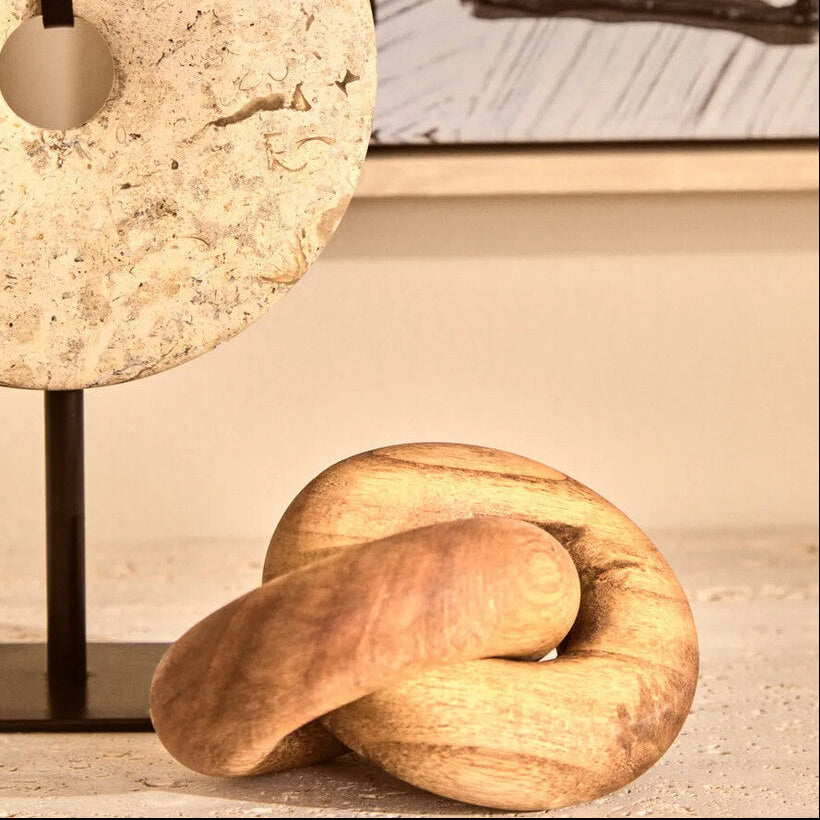 Cato Natural Wood Small Knot Decor