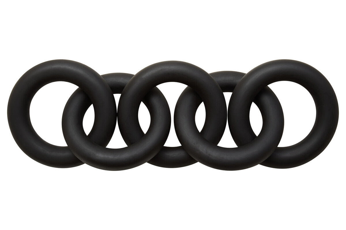 Cato Black Wooden 5 Link Floor Decor Chain