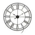 80cm Dia Large Black and White LED Wall Clock | Genova
