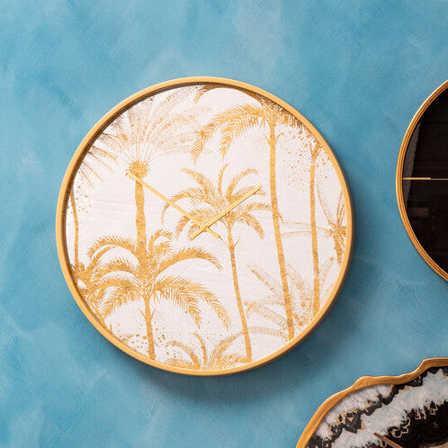 45cm Dia Botanical Wall Clock | Celina