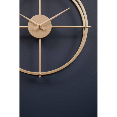 Kent 40cm Dia Small Gold Finish Wall Clock