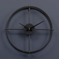40cm Dia Small Black Finish Wall Clock | Kent