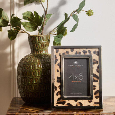4In x 6In Leopard Design Photo Frame | Kensington Townhouse