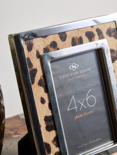 4In x 6In Leopard Design Photo Frame | Kensington Townhouse