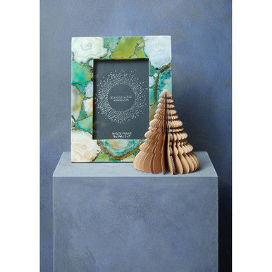 Large Green Agate 5In X 7In Photo Frame | Bowerbird