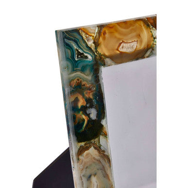 Large Green Agate 5In X 7In Photo Frame | Bowerbird