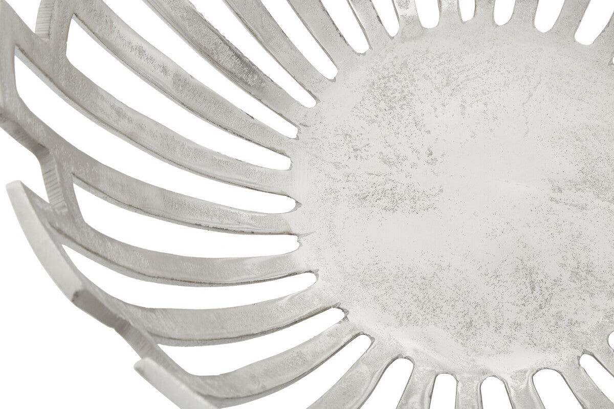 Delphi Large Silver Finish Bowl