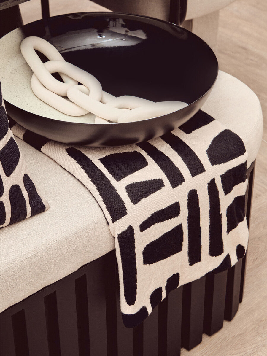 Ramus Black And White Ombre Bowl