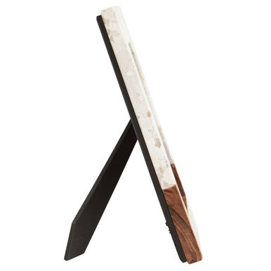 Marble and Acacia 5In X 7In Large Photo Frame | Oleena