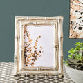 Silver Finish Bamboo Effect 5In x 7In Photo Frame | Hiba