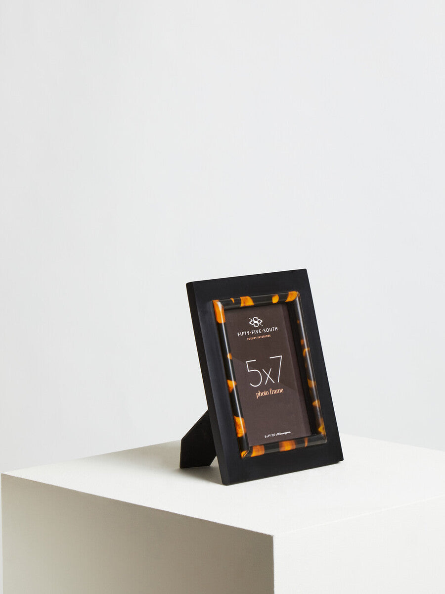 Roma 5 x 7 In Tortoise Shell Photo Frame