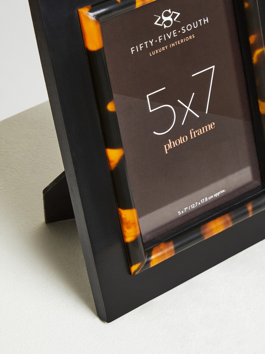 Roma 5 x 7 In Tortoise Shell Photo Frame