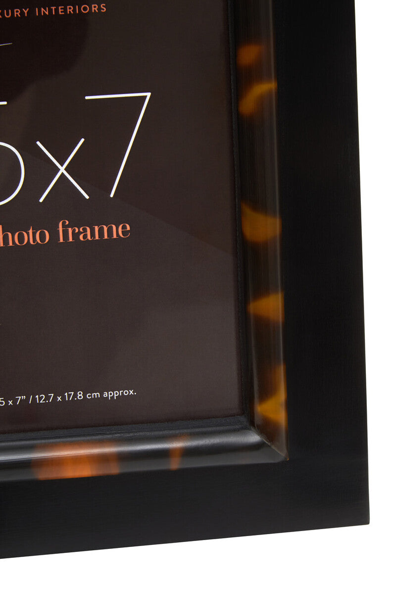 Roma 5 x 7 In Tortoise Shell Photo Frame
