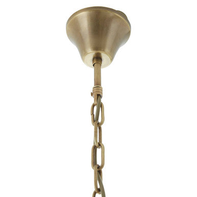 Hampstead Brass Finish Orb Pendant Light