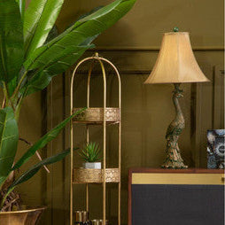 Peacock Table Lamp
