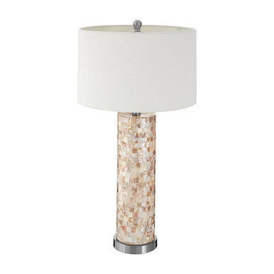 Thermae Round Shell Inlay Table Lamp