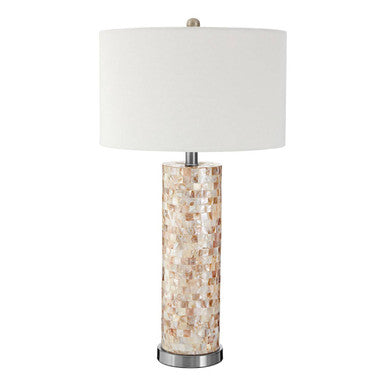 Thermae Round Shell Inlay Table Lamp