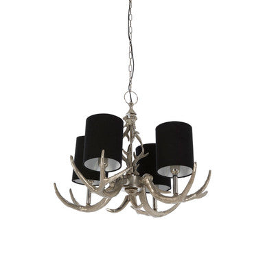 Antler 4 Shade Chandelier