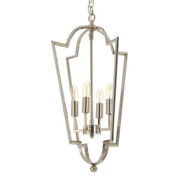 Venice Nickel Plated Tapered Chandelier