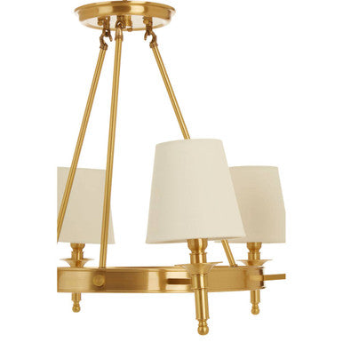 Zina Copper Finish 6 Arm Chandelier