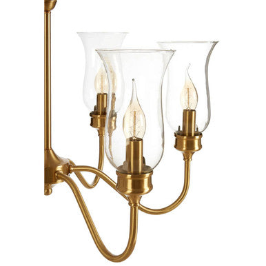 Zissi 6 Arm Gold Ceiling Light