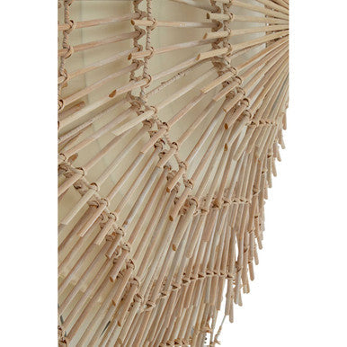Hestina Small Woven Rattan Wall Light