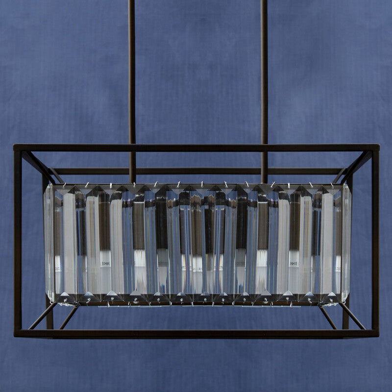 Akiko 4 Bulb Dark Brown Ceiling Light